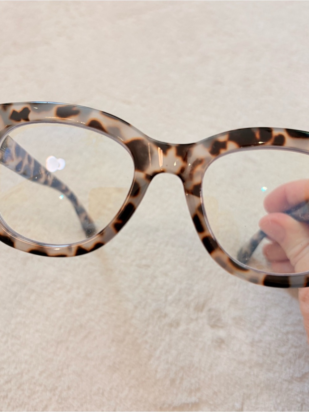 J. Crew Tortoiseshell Cat-Eye Blue Light Glasses OS - Picture 2 of 8